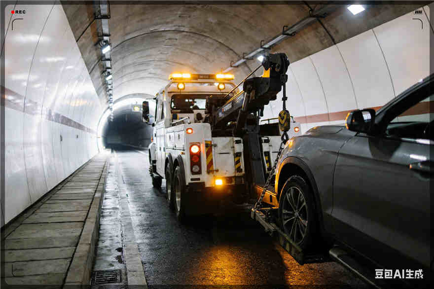 镇沅道路救援汽车换轮胎